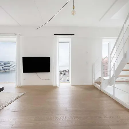 Luxe Doublex W Water View & Private Terasse شقة كوبنهاجن